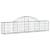 Coșuri gabion arcuite 10 buc, 200x30x40/60 cm, fier galvanizat GartenMobel Dekor