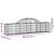 Coșuri gabion arcuite 15 buc, 200x30x40/60 cm, fier galvanizat GartenMobel Dekor
