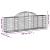 Coșuri gabion arcuite 3 buc, 200x30x60/80 cm, fier galvanizat GartenMobel Dekor