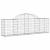 Coșuri gabion arcuite 11 buc, 200x30x60/80 cm, fier galvanizat GartenMobel Dekor