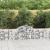 Coșuri gabion arcuite 14 buc, 200x30x60/80 cm, fier galvanizat GartenMobel Dekor