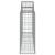 Coșuri gabion arcuite 3 buc, 200x30x80/100cm, fier galvanizat GartenMobel Dekor