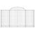 Coșuri gabion arcuite 7 buc, 200x30x100/120 cm fier galvanizat GartenMobel Dekor