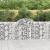 Coșuri gabion arcuite 10 buc, 200x30x100/120 cm fier galvanizat GartenMobel Dekor