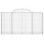 Coșuri gabion arcuite 13 buc, 200x30x100/120 cm fier galvanizat GartenMobel Dekor