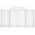 Coșuri gabion arcuite 25 buc, 200x30x100/120 cm fier galvanizat GartenMobel Dekor