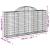 Coșuri gabion arcuite 30 buc, 200x30x100/120 cm fier galvanizat GartenMobel Dekor
