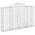 Coșuri gabion arcuite 4 buc, 200x30x120/140 cm, fier galvanizat GartenMobel Dekor