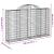 Coșuri gabion arcuite 12 buc, 200x30x120/140cm, fier galvanizat GartenMobel Dekor