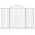 Coșuri gabion arcuite 13 buc, 200x30x120/140cm, fier galvanizat GartenMobel Dekor