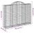 Coșuri gabion arcuite 7 buc, 200x30x140/160cm, fier galvanizat GartenMobel Dekor