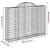 Coșuri gabion arcuite 18 buc, 200x30x140/160cm, fier galvanizat GartenMobel Dekor
