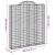 Coșuri gabion arcuite, 4 buc 200x30x220/240cm, fier galvanizat GartenMobel Dekor