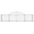 Coșuri gabion arcuite 3 buc, 200x50x40/60 cm, fier galvanizat GartenMobel Dekor