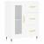 Dulap înalt, alb, 69,5x34x180 cm, lemn compozit GartenMobel Dekor