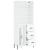 Dulap înalt, alb, 69,5x34x180 cm, lemn compozit GartenMobel Dekor