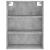 Dulap înalt, gri beton, 69,5x32,5x180 cm, lemn prelucrat GartenMobel Dekor