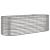 Strat înălțat grădină 224x80x68 cm oțel galvanizat GartenMobel Dekor