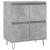 Servante, 2 piese, gri beton, lemn prelucrat GartenMobel Dekor