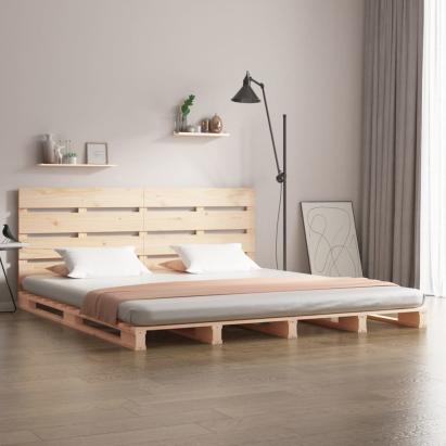Cadru de pat Small Double, 120x190 cm, lemn masiv pin GartenMobel Dekor