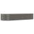 Strat înălțat grădină gri 367x140x68 oțel galvanizat GartenMobel Dekor