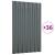 Panouri de acoperiș 36 buc. oțel galvanizat antracit 60x36 cm GartenMobel Dekor