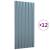 Panouri acoperiș 12 buc. gri 80x36 cm oțel galvanizat GartenMobel Dekor