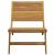 Scaun de grădină, lemn masiv de tec GartenMobel Dekor