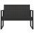 Set mobilier relaxare grădină 4 piese cu perne poliratan negru GartenMobel Dekor