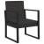 Set mobilier relaxare grădină 4 piese cu perne poliratan negru GartenMobel Dekor