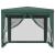 Cort de petrecere cu 4 pereți din plasă, verde, 3x3 m, HDPE GartenMobel Dekor