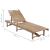 Șezlong de grădină cu pernă, bambus GartenMobel Dekor