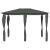 Pavilion cu huse pentru stâlpi, antracit, 3x4x2,6 m, 160 g/m² GartenMobel Dekor