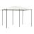 Pavilion, crem, 3x4x2,6 m, 160 g/m² GartenMobel Dekor