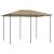 Pavilion, gri taupe, 3x4x2,6 m, 160 g/m² GartenMobel Dekor