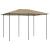 Pavilion, gri taupe, 3x4x2,6 m, 160 g/m² GartenMobel Dekor