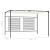 Pavilion grădină acoperiș retractabil crem 3x4x2,3 m 180 g/m² GartenMobel Dekor