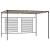 Pavilion grădină, acoperiș retractabil gri taupe 3x4x2,3 m 180 g/m² GartenMobel Dekor
