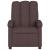 Fotoliu electric de masaj rabatabil, maro închis, textil GartenMobel Dekor