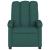 Fotoliu electric de masaj rabatabil, verde închis, textil GartenMobel Dekor