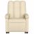 Fotoliu electric de masaj rabatabil cu ridicare, crem, textil GartenMobel Dekor