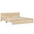 Cadru de pat cu tăblie, stejar sonoma, 160x200 cm GartenMobel Dekor