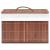 Cutii de depozitare, 4 buc., maro, bambus GartenMobel Dekor