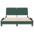Cadru de pat fără saltea, verde închis, 140x200 cm, catifea GartenMobel Dekor