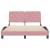 Cadru de pat fără saltea, roz, 140x200 cm, catifea GartenMobel Dekor