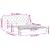 Cadru de pat fără saltea, roz, 160x200 cm, catifea GartenMobel Dekor