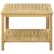 Masă laterală Ulei Natural 60 x 60 x 45 cm Lemn Solid de Acacia GartenMobel Dekor