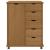 Cabinet mobil Maro miere 63,5 x 39 x 79 cm Lemn de pin masiv GartenMobel Dekor