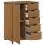 Cabinet mobil Maro miere 63,5 x 39 x 79 cm Lemn de pin masiv GartenMobel Dekor
