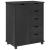 Cabinet mobil cu roata Gri 63,5 x 39 x 79 cm Lemn de pin masiv GartenMobel Dekor